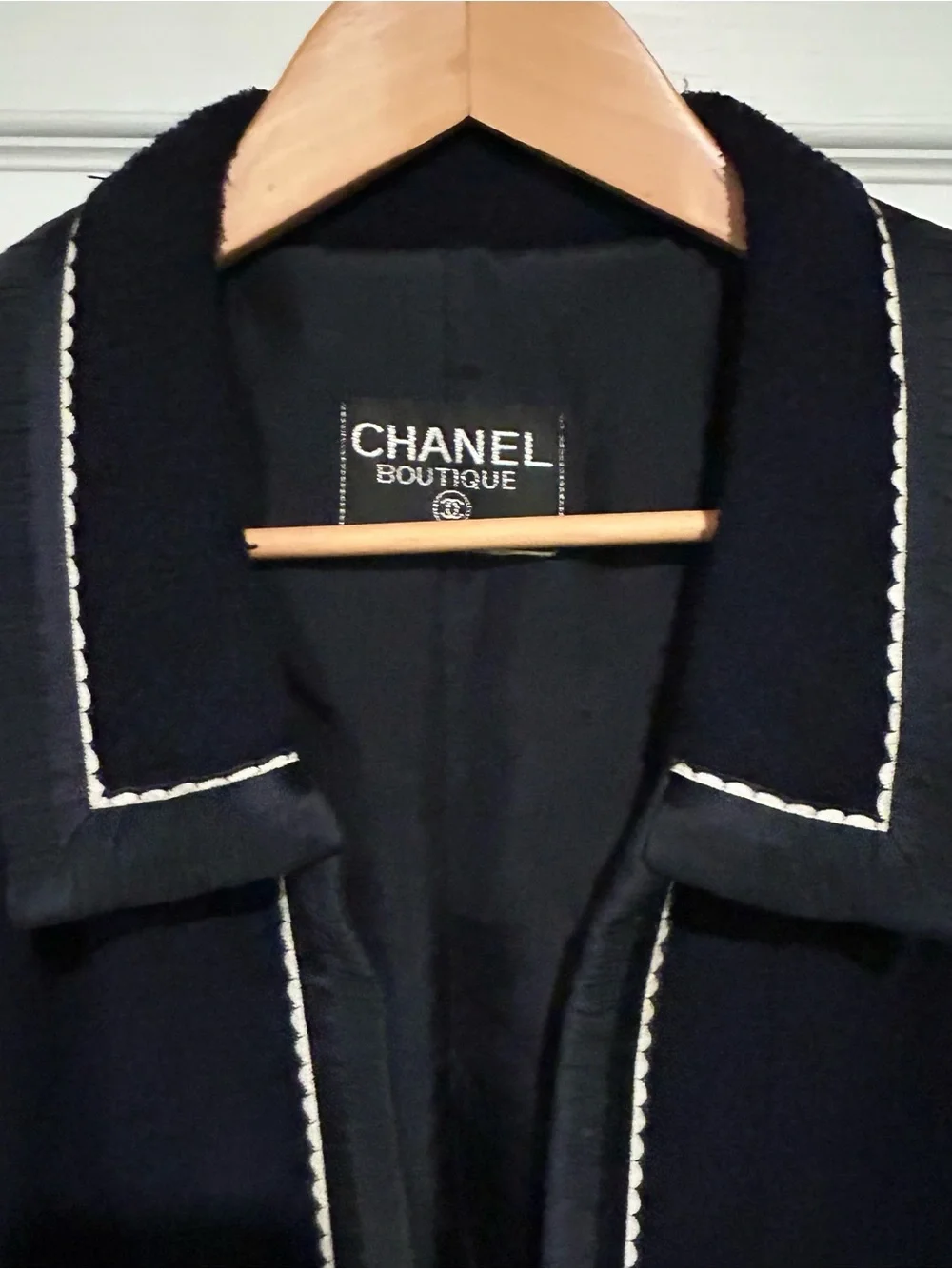 CHANEL dark blue